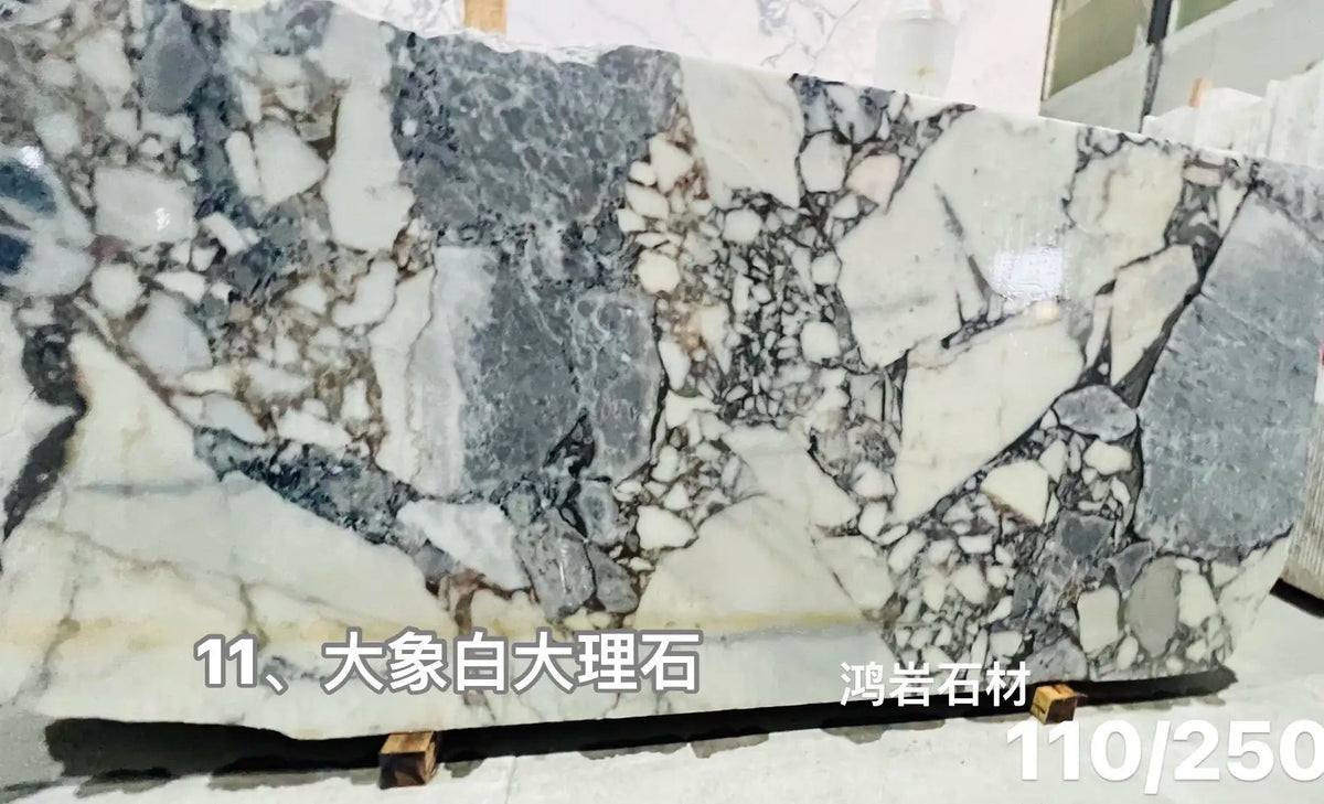 Luxury Freeform Marble Coffee Table Modern Italian Style for Villa