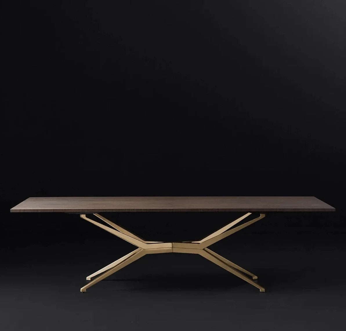 Maslow Spider Rectangular Dining Table – Contemporary Solid Oak Statement Piece