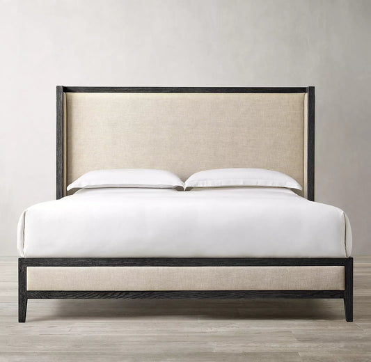 Shelter Bed Winged Headboard – Brushed Oak Re Home Modern | 1600681013800
