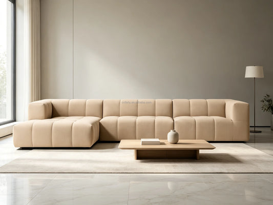 Luxury FL26SC009-1 Modular Sectional Sofa Modern Italian Style for Villa