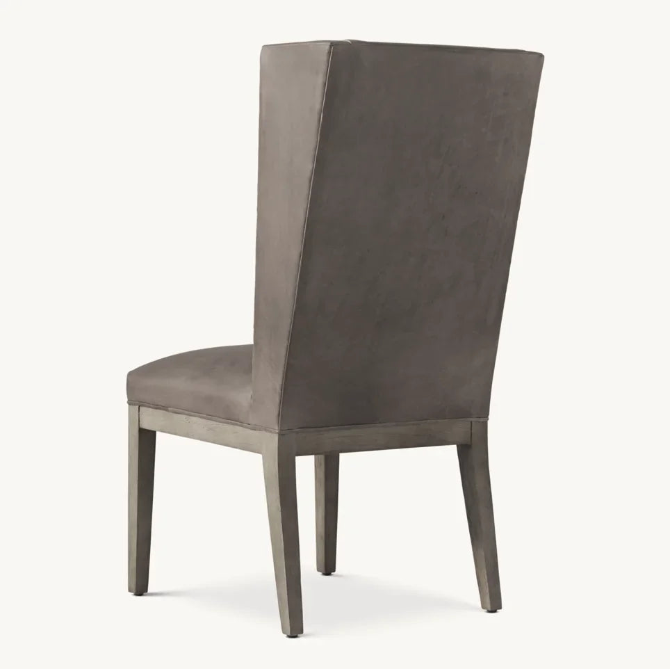 Contemporary Wing Dining Chair – Oak Wood Modern Statement Piece