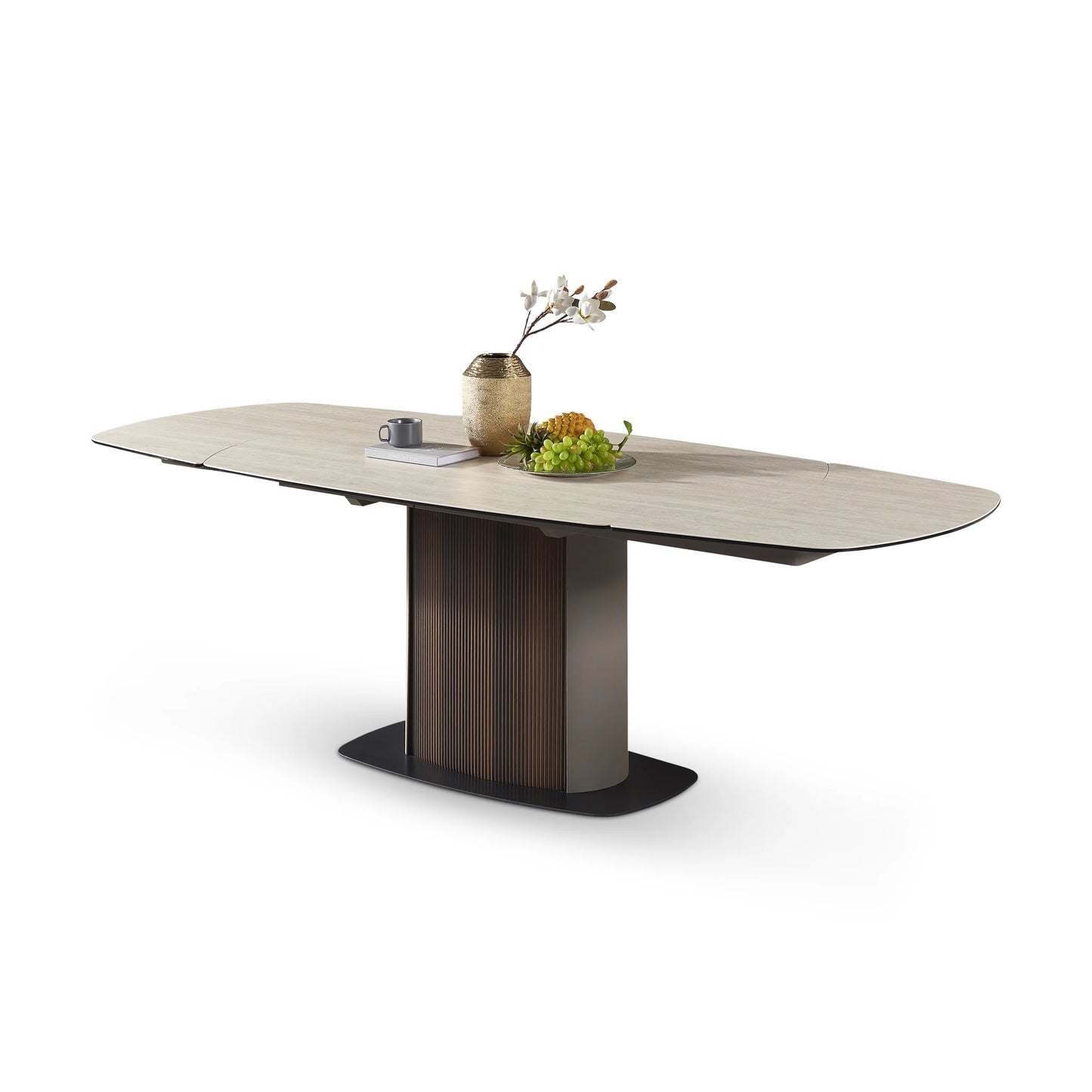 Luxury 1601668095346 Sintered Stone Extendable Dining Table Modern Italian Style for Villa