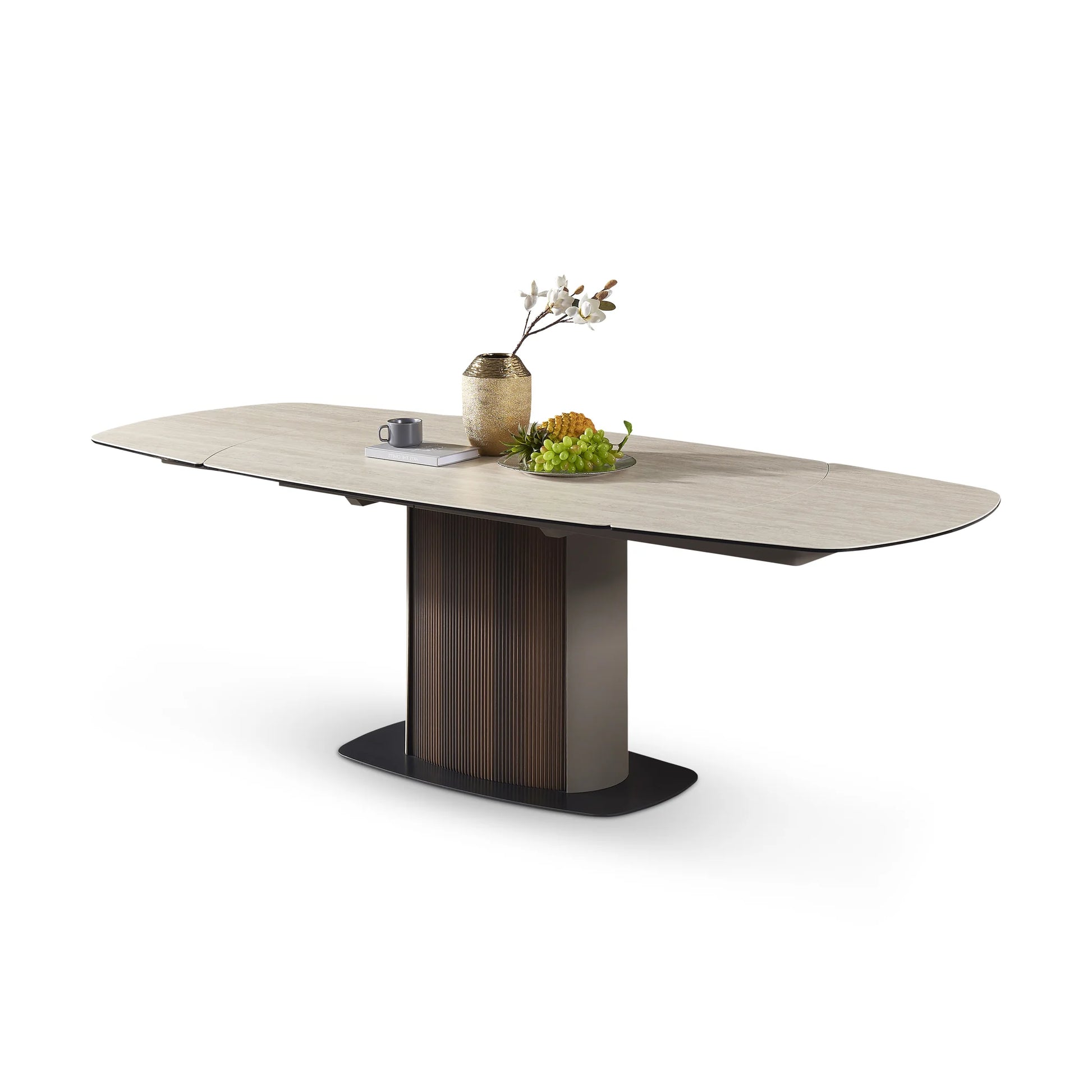 Luxury 1601668095346 Sintered Stone Extendable Dining Table Modern Italian Style for Villa