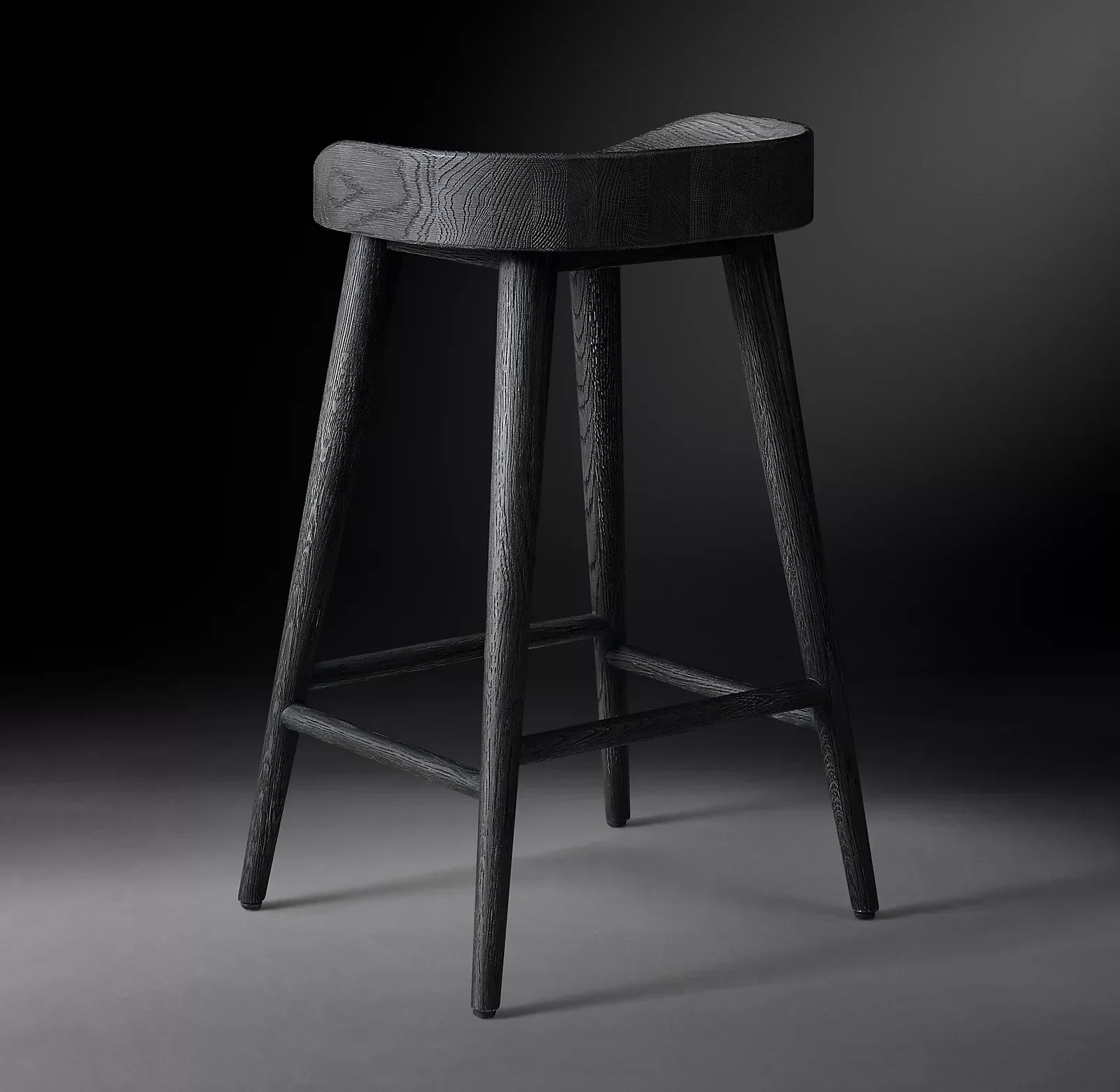 Midcentury Danish Bar & Counter Stool – Solid Oak Statement Piece | 1600415287728
