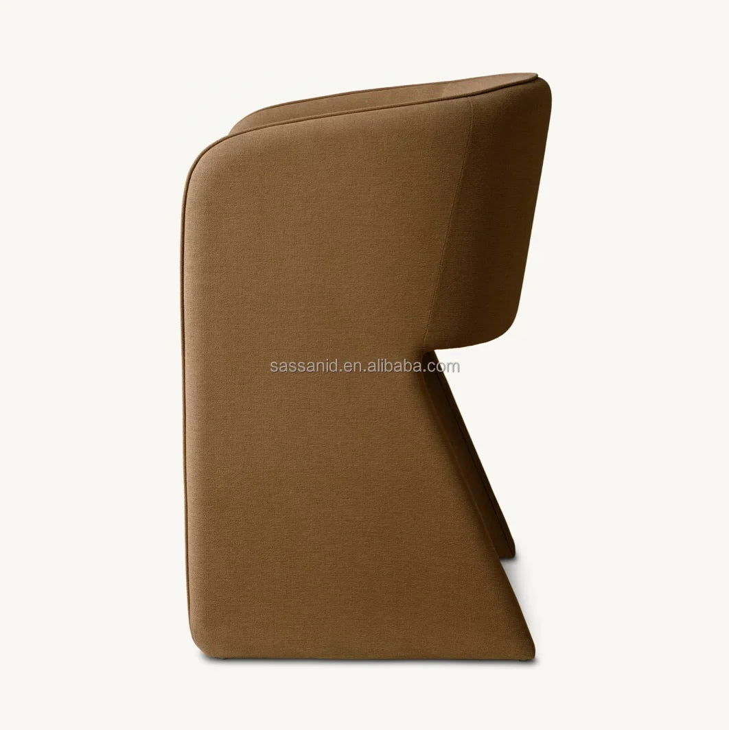 Bar & Counter Stool – Hand-upholstered Leo Fabric – Belgian Design Statement Piece