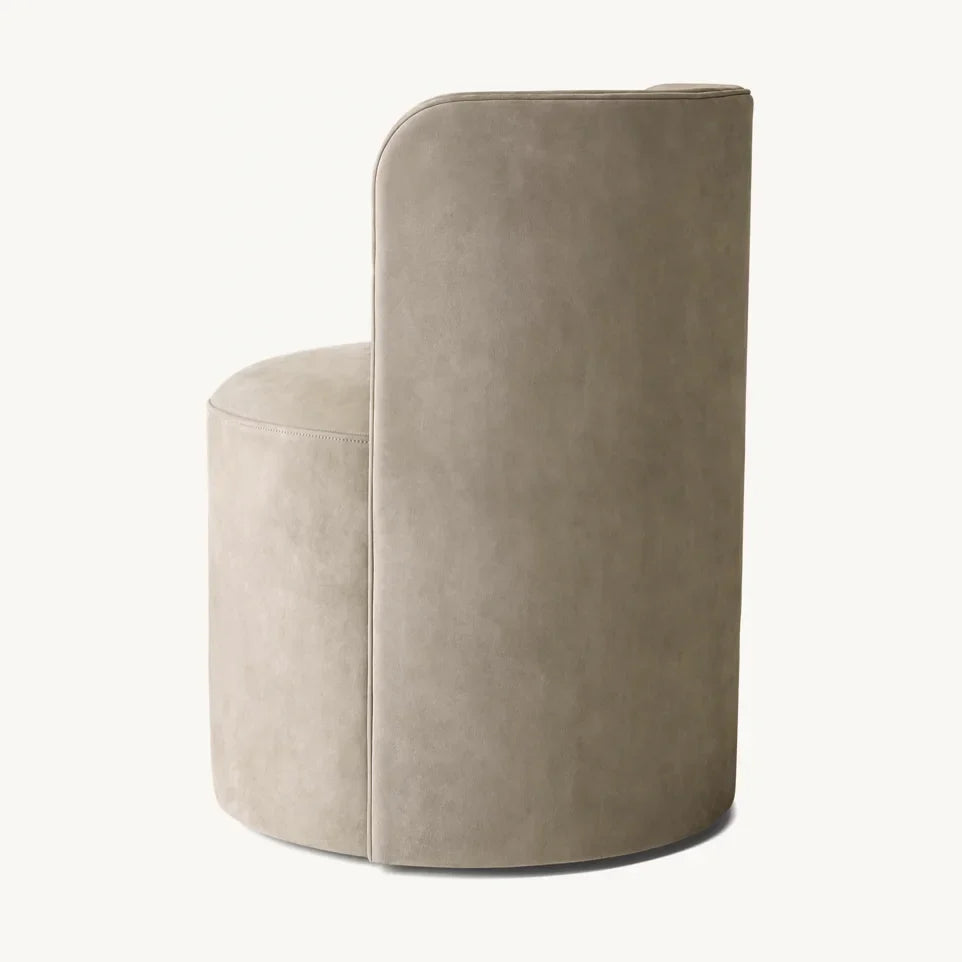 Reynaux Curve Dining Chair – Modern Leather and Solid Wood Statement Piece | 1600450548361