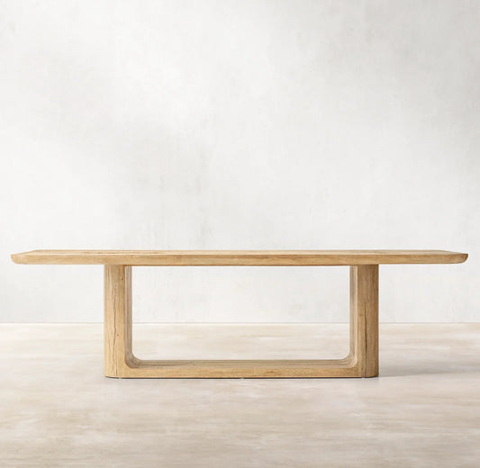Osloo Rectangular Dining Table – Mid-Century Solid Oak Statement Piece
