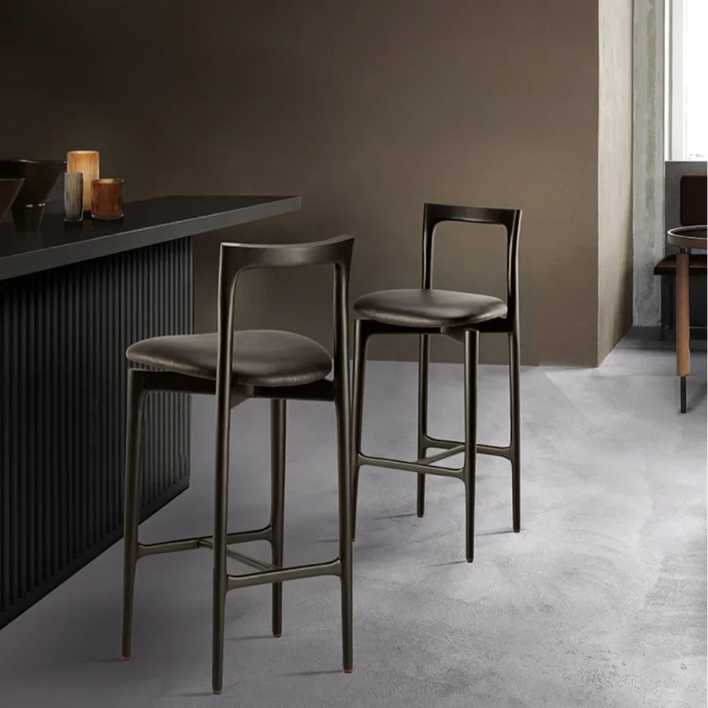 Barstool – Modern Italian Design Solid Oak Sculptural Statement Piece