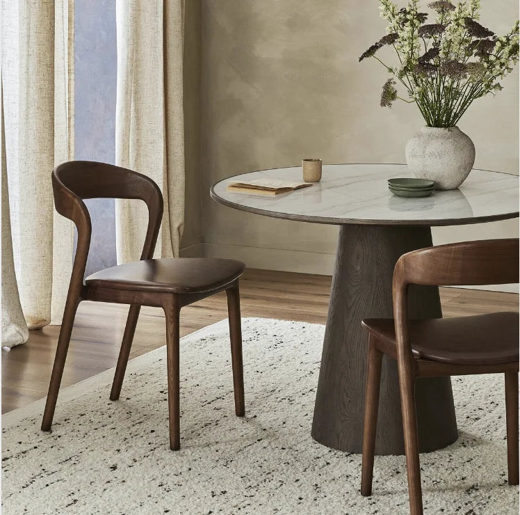 Dining Chair – Handwoven Cane & Solid Oak – Scandinavian Midcentury Statement Piece
