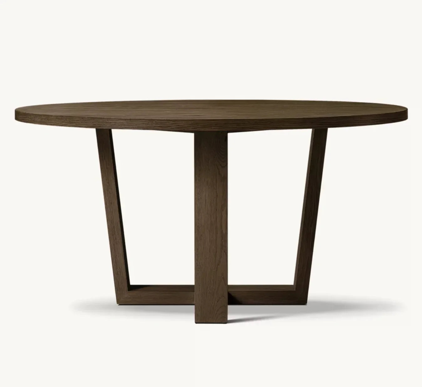 Montecito Round Dining Table – Contemporary Solid Oak Statement Piece