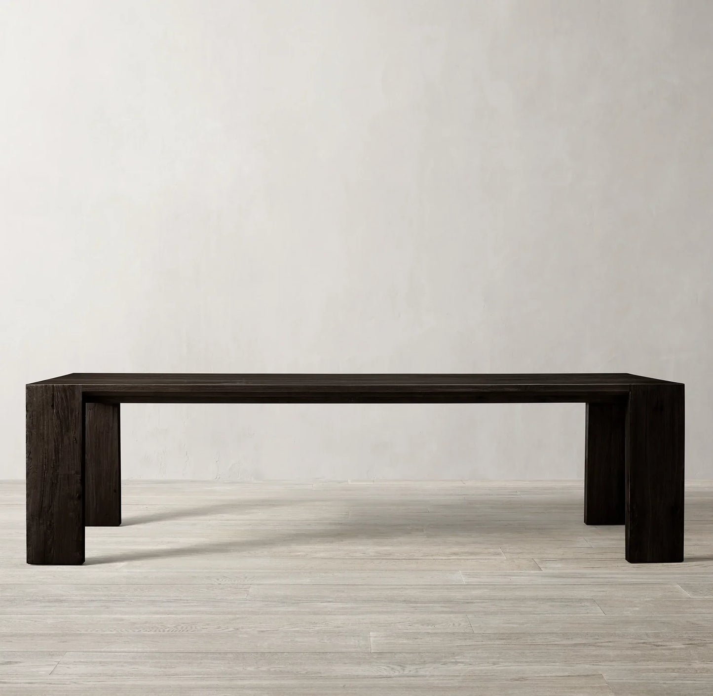 Italian Designer Extension Dining Table – Solid Oak Rectangular Statement Piece