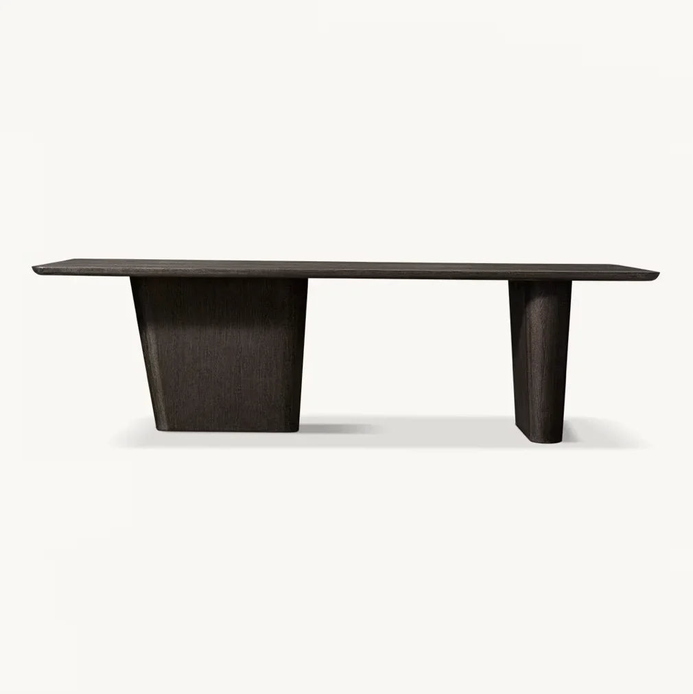 Dalia Dining Table – Rectangular Solid American Oak Mid-century Statement Piece