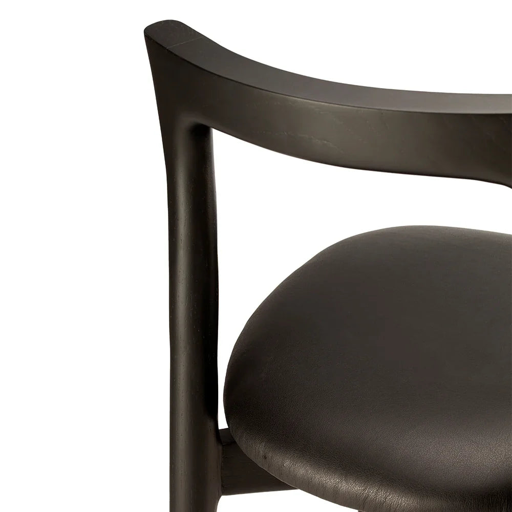 Barstool – Modern Italian Design Solid Oak Sculptural Statement Piece