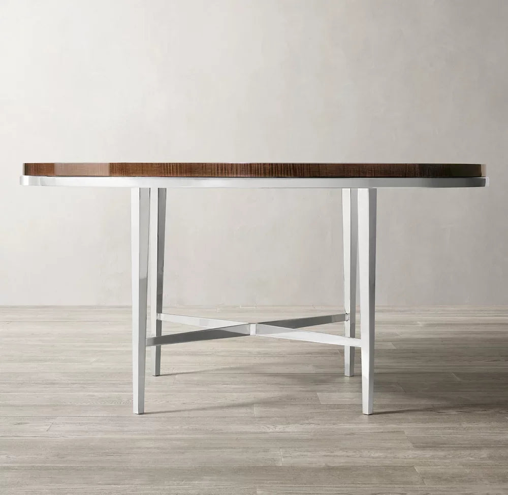 Round Dining Table Minimalist Form – Lacquered Finish | 1600866028738