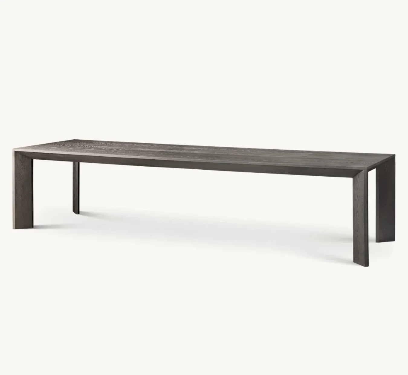 Italian Designer Dining Table – Solid Oak Rectangular Statement Piece