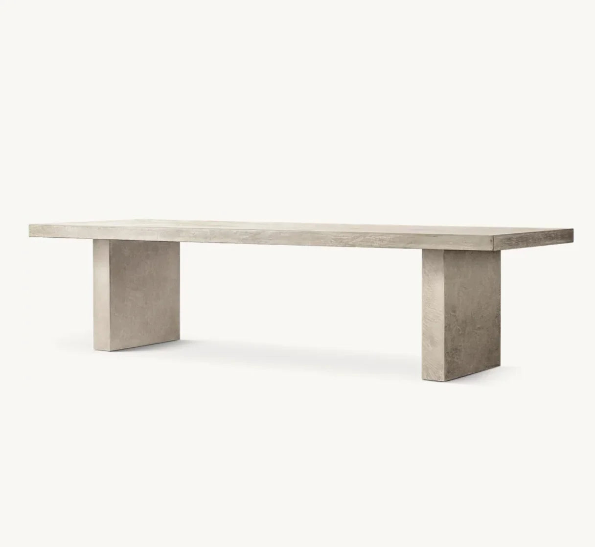 Cabrera Rectangular Dining Table – Modern Industrial Concrete Statement Piece