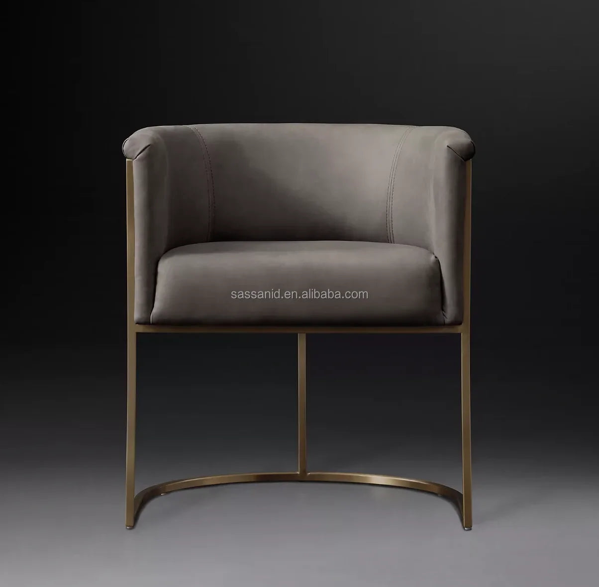 Dining Armchair Wexler Barrelback – Midcentury Modern Oak Statement Piece