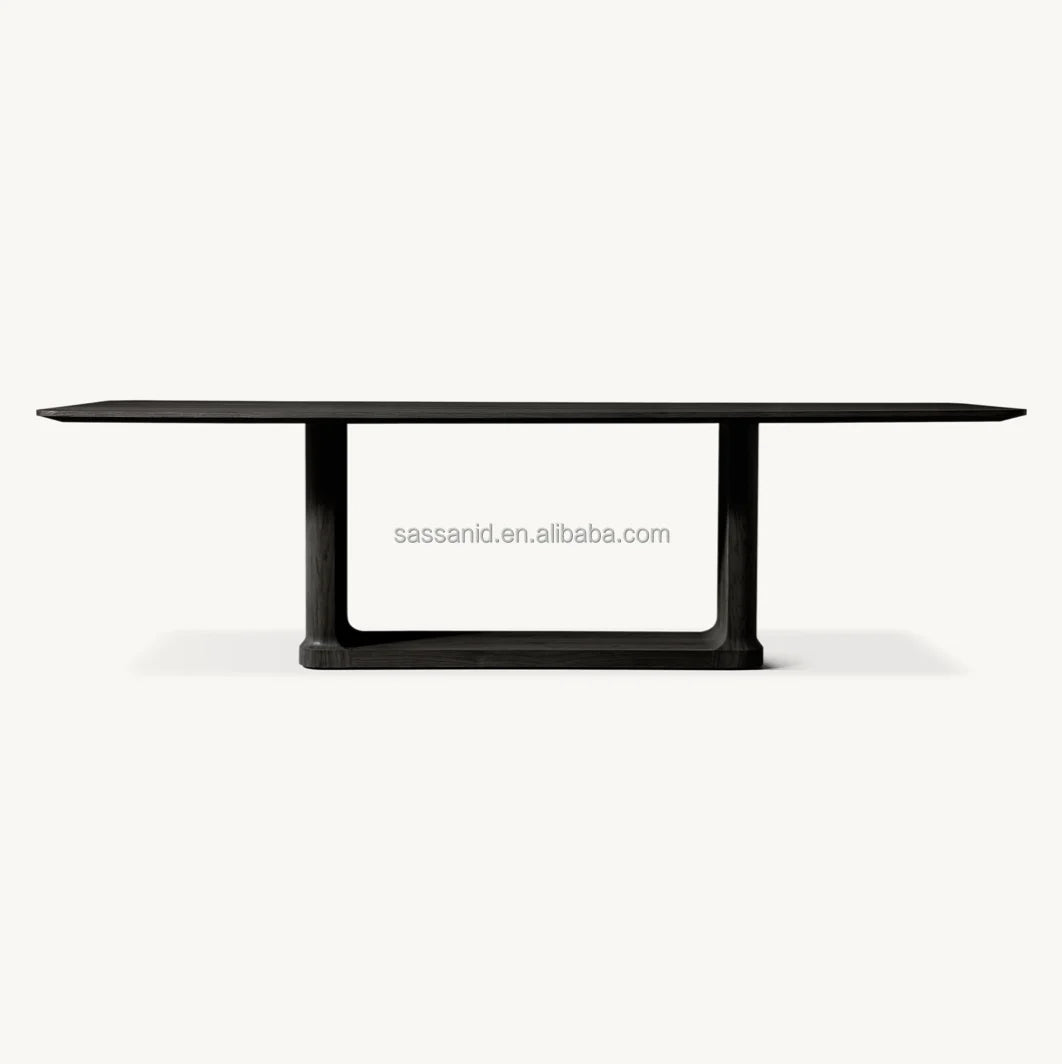 Rectangular Dining Table Modern Classical Oak Traditional Elegant