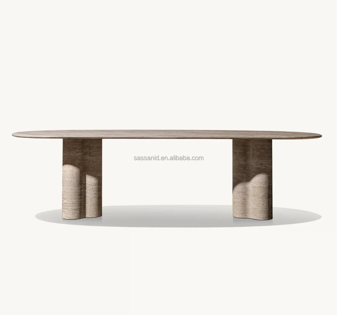 Dining Table Rectangular Travertine – Sassanid Contemporary Designer Furniture | 1601374210982