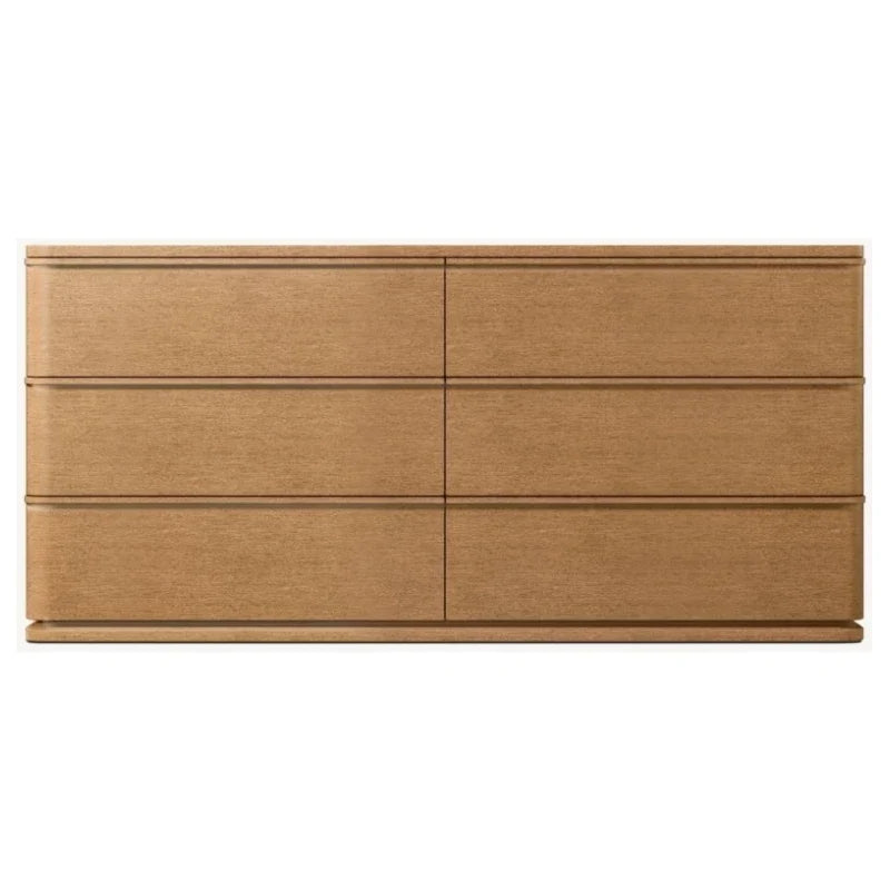 French Vintage Nine-Drawer Dresser – Solid Birch Wood Statement Piece
