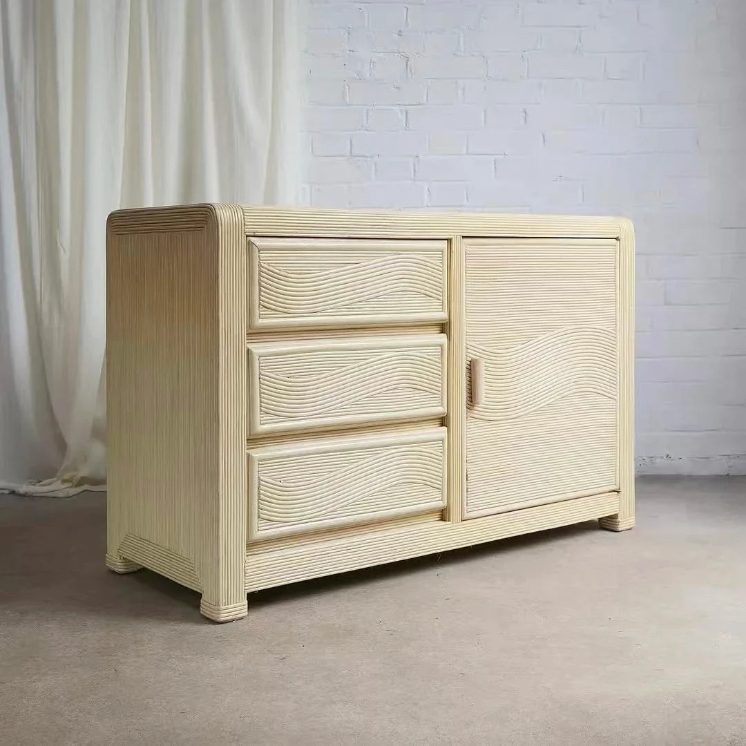 Dressing Table 49-Inch – 3-Drawer Storage, Solid Birch Wood, French Provincial