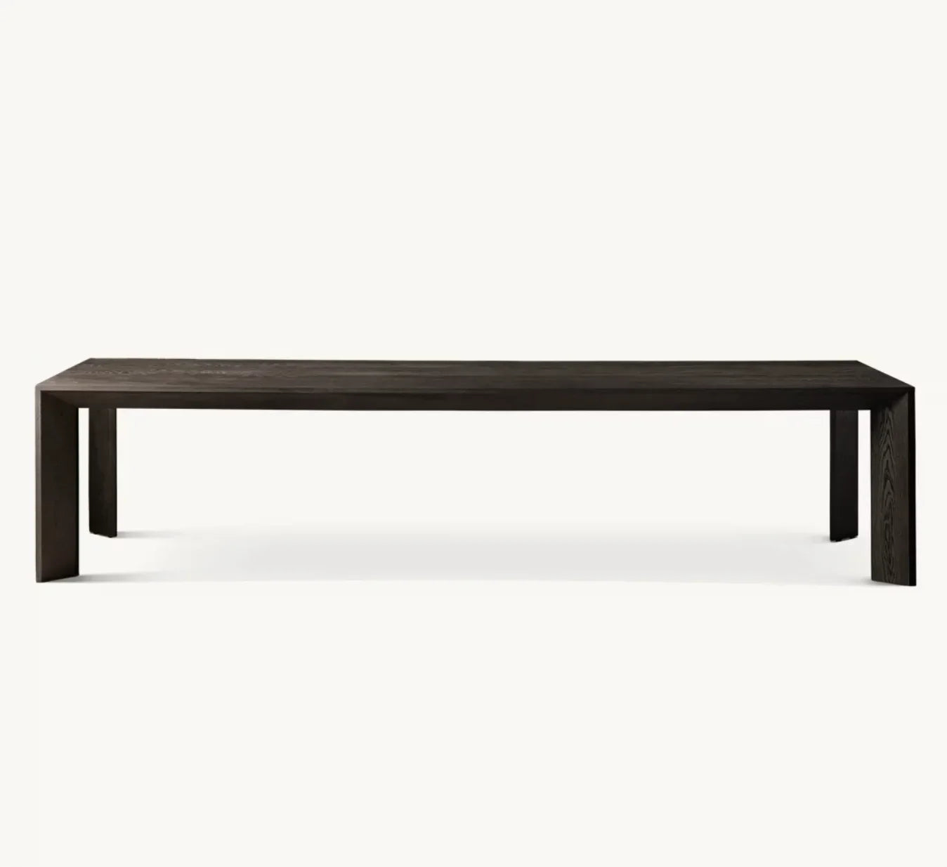 Italian Designer Dining Table – Solid Oak Rectangular Statement Piece