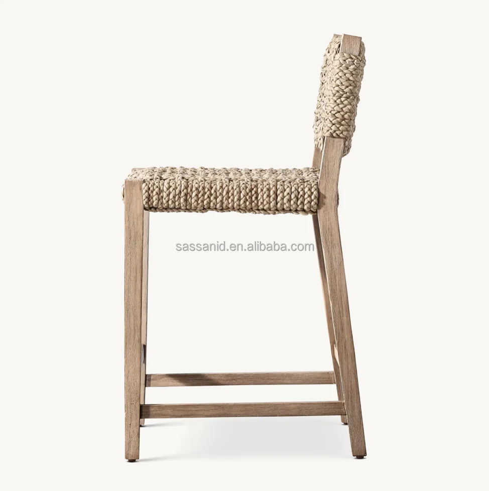 Adrienne Bar & Counter Stool – Modern Rustic Mahogany Statement Piece