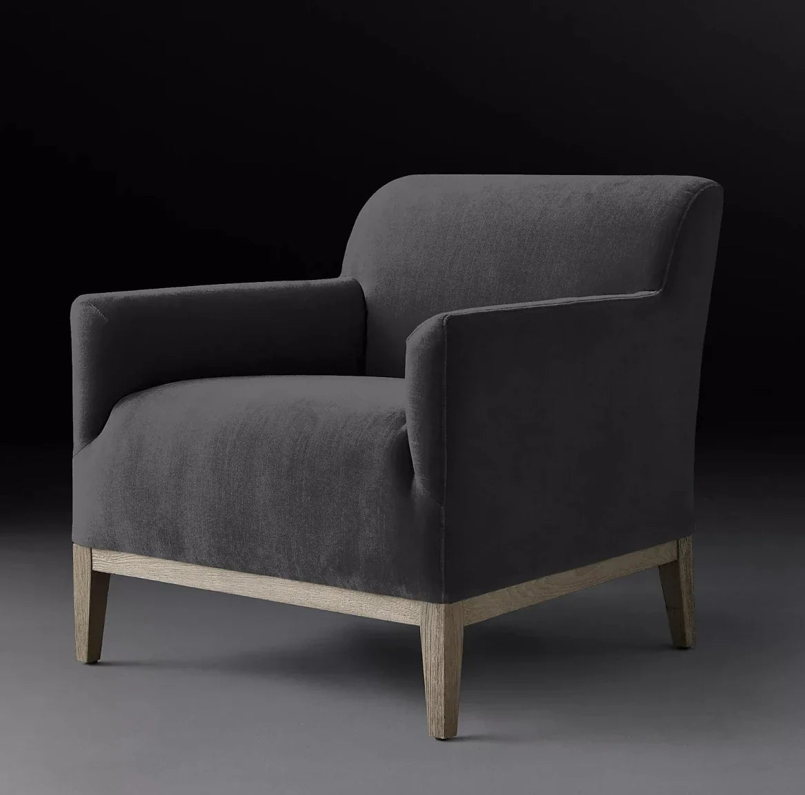 Track Armchair – Oak Frame – Midcentury Modern Designer Statement Piece