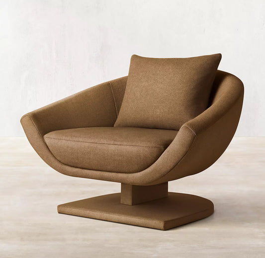 Lounge Chair – Shell Silhouette Performance Fabric Re Home Statement Piece