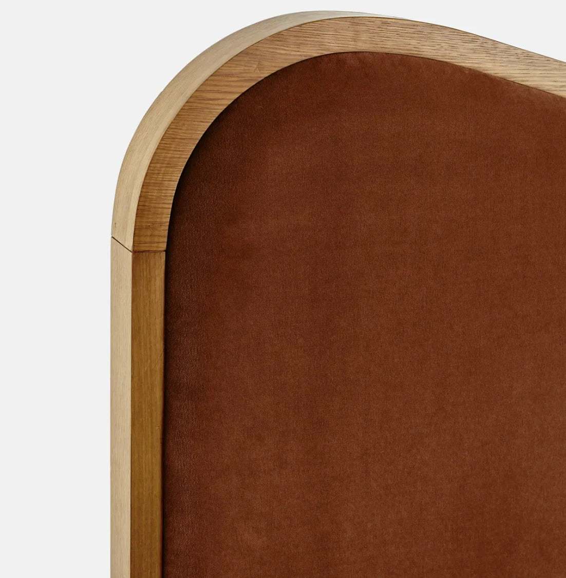 King Cloud Platform Bed – Chocolate Leather Mid-Century Modern | 1601061771728