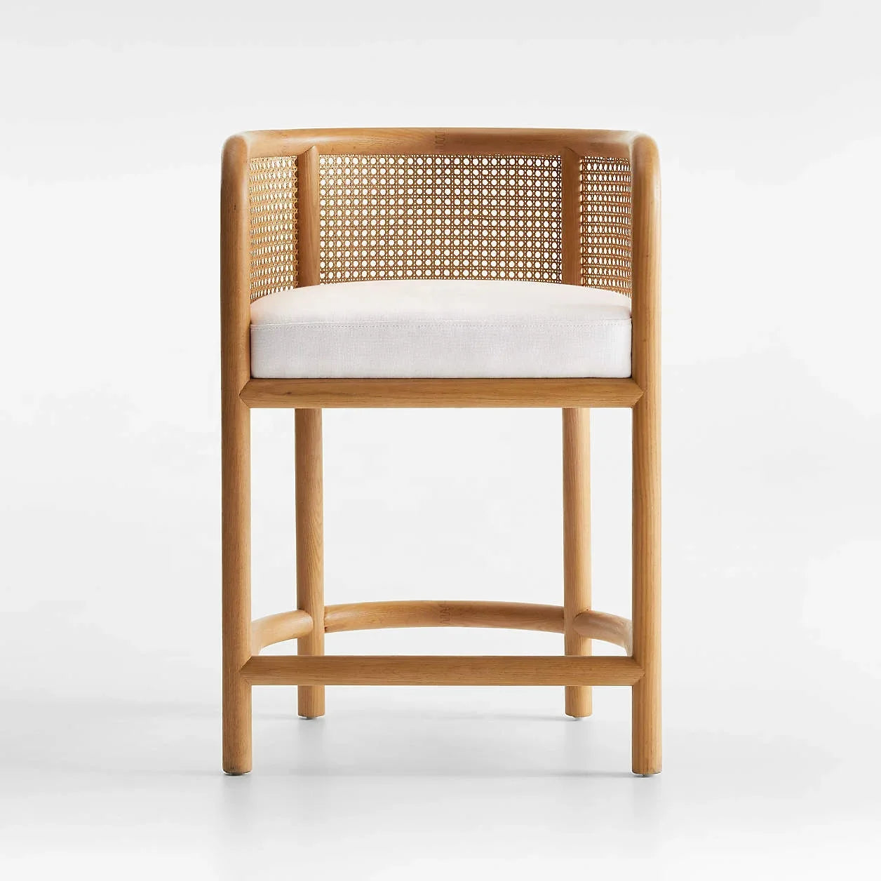 Bentwood Counter Stool – Contemporary Oak and Performance Fabric | 1601099071720