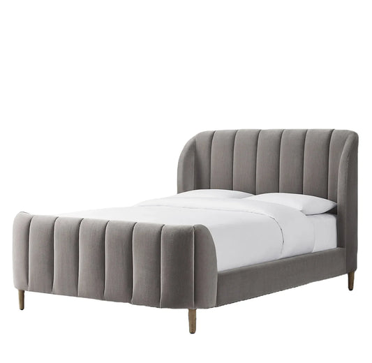 Tufted Velvet Platform Bed by Re Home – Modern Statement Piece