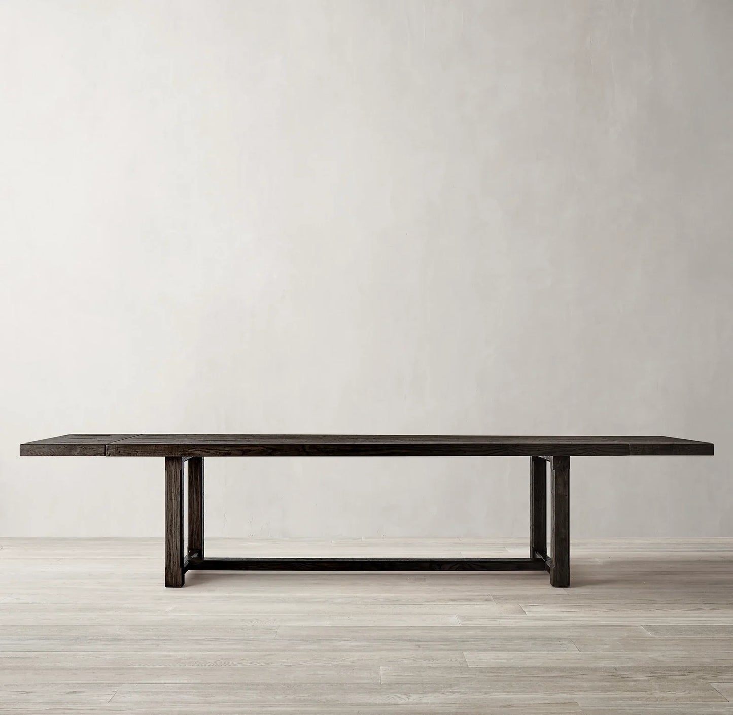 European Designer Extension Dining Table – Solid Oak Rectangular Statement Piece
