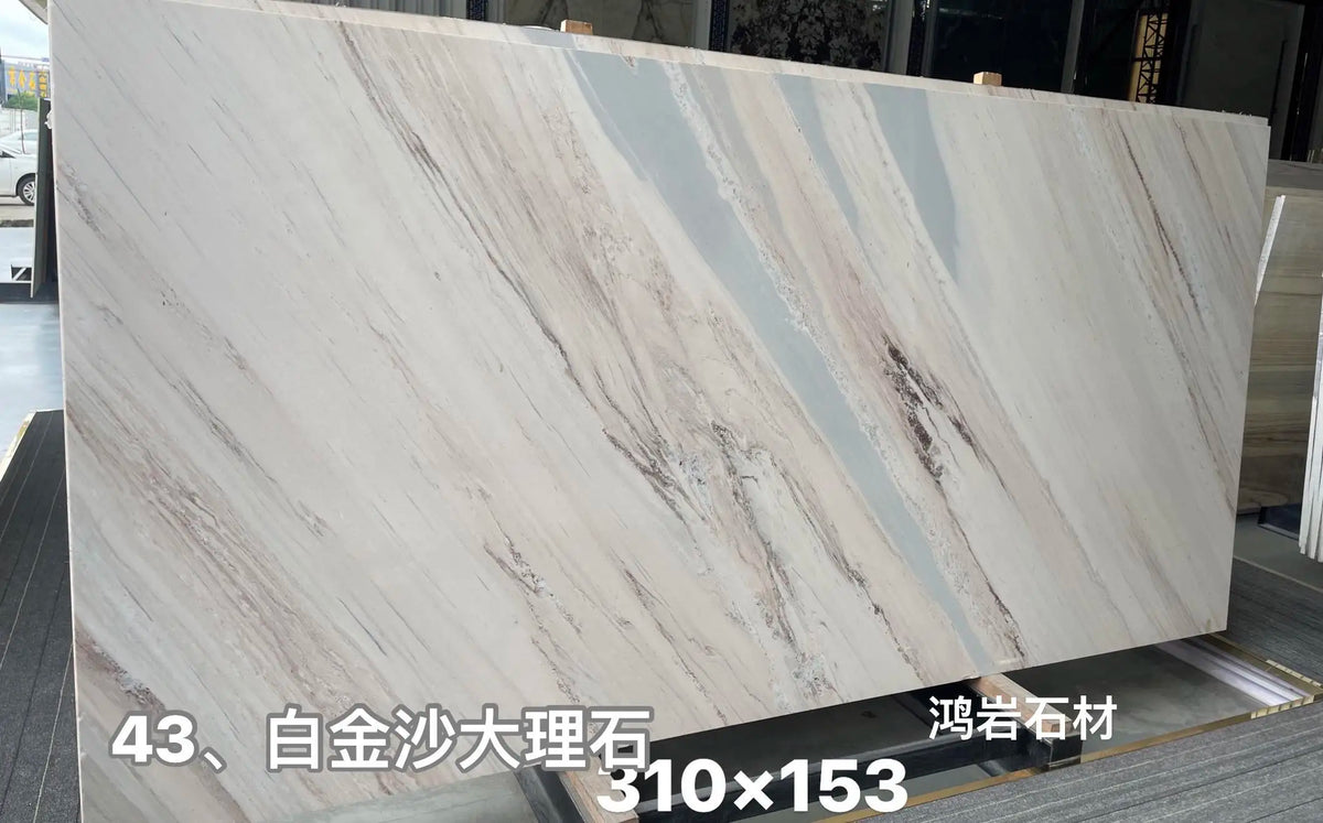 Luxury Freeform Marble Coffee Table Modern Italian Style for Villa