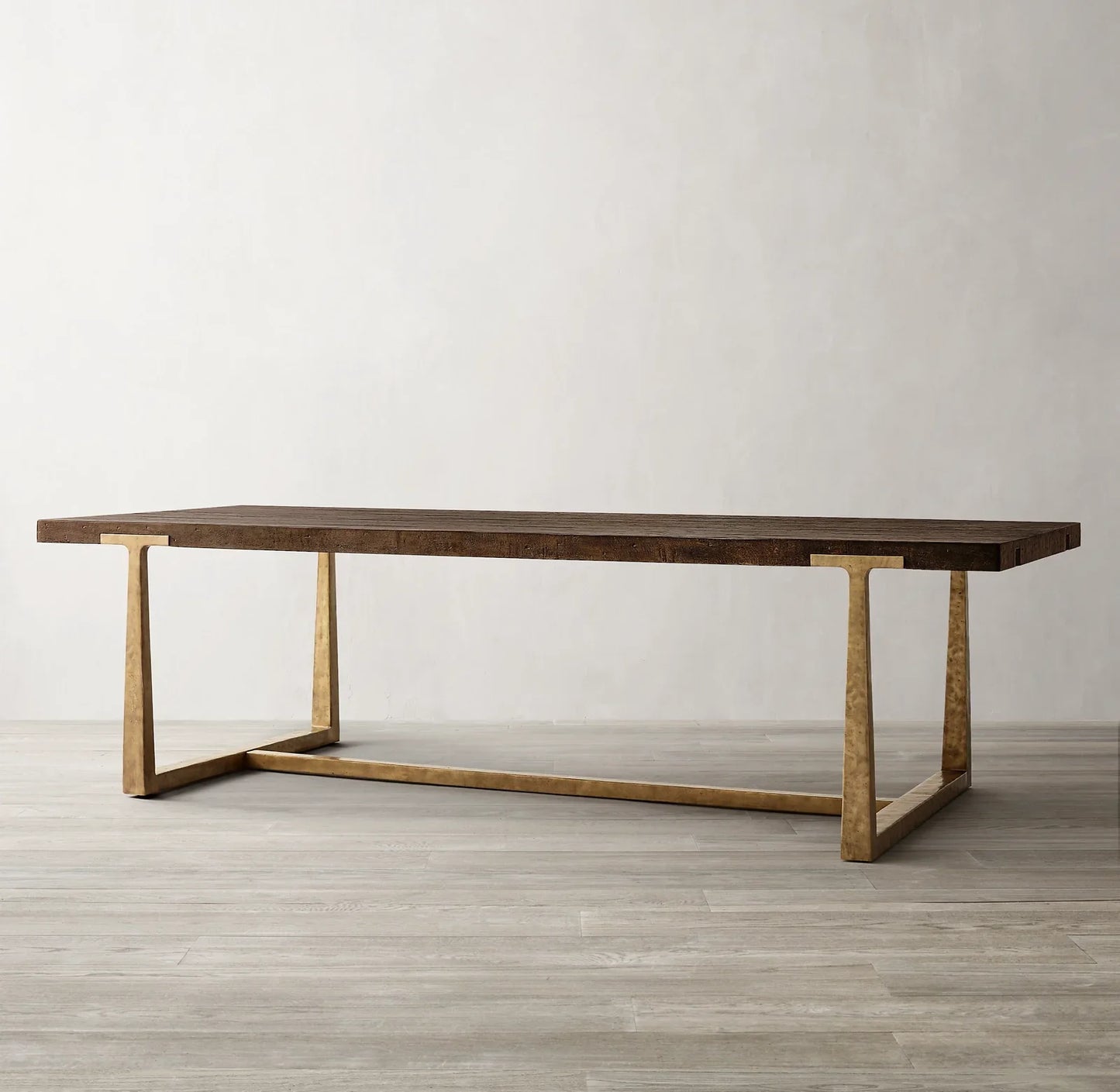 Dining Table T-Brace – Waxed Brown Oak Bauhaus | 1600804700799