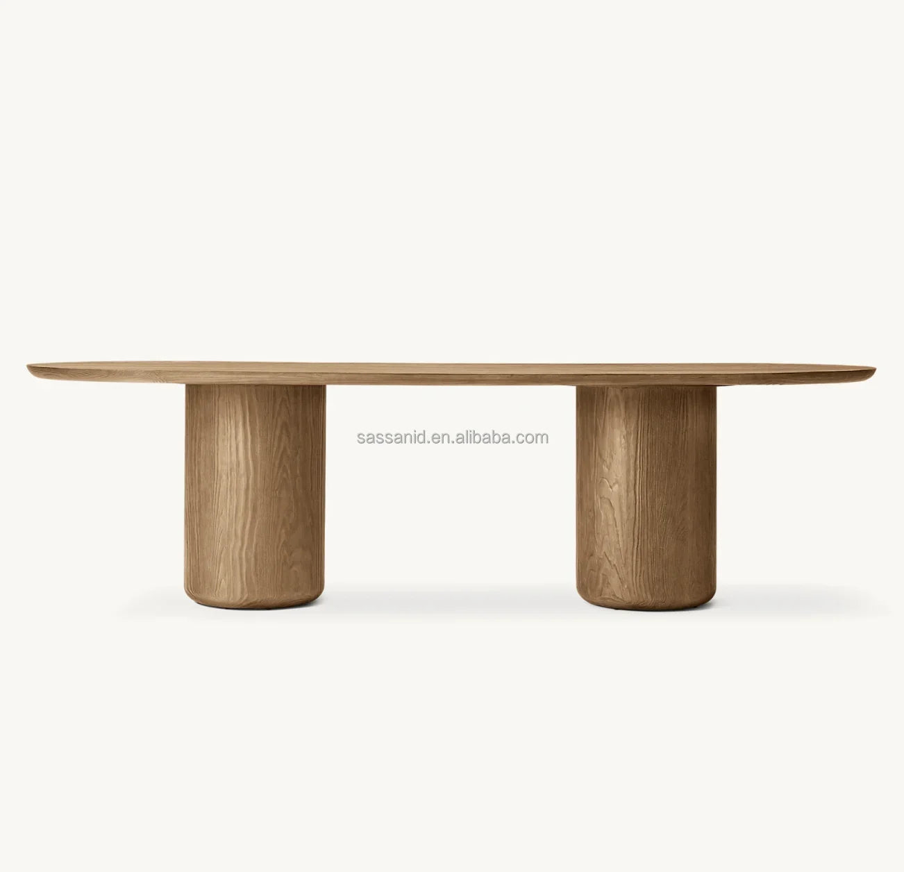 Ciro Dining Table – Mid-Century European Fir Designer Piece by Harry Worth