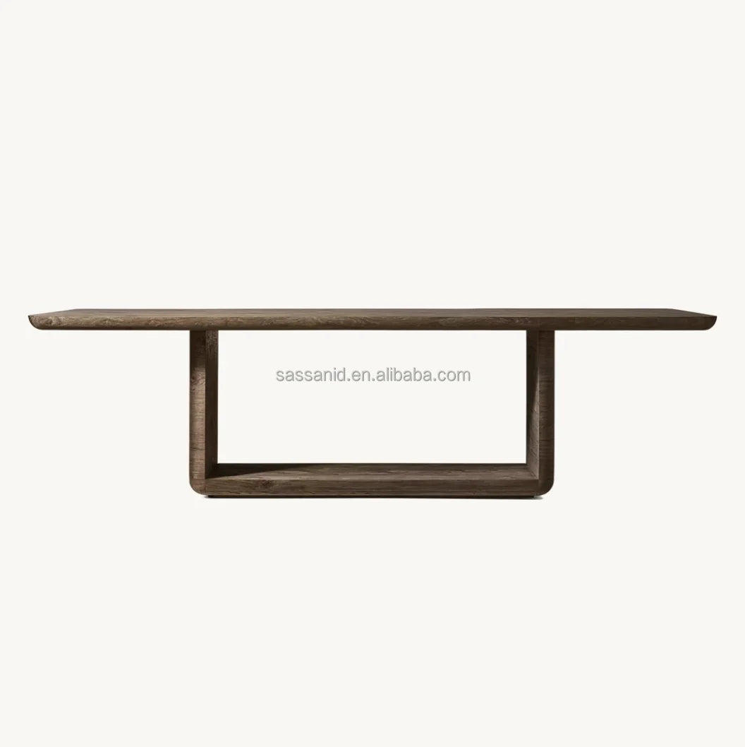 Bora Rectangular Dining Table – Solid Oak European-Inspired Designer Statement Piece