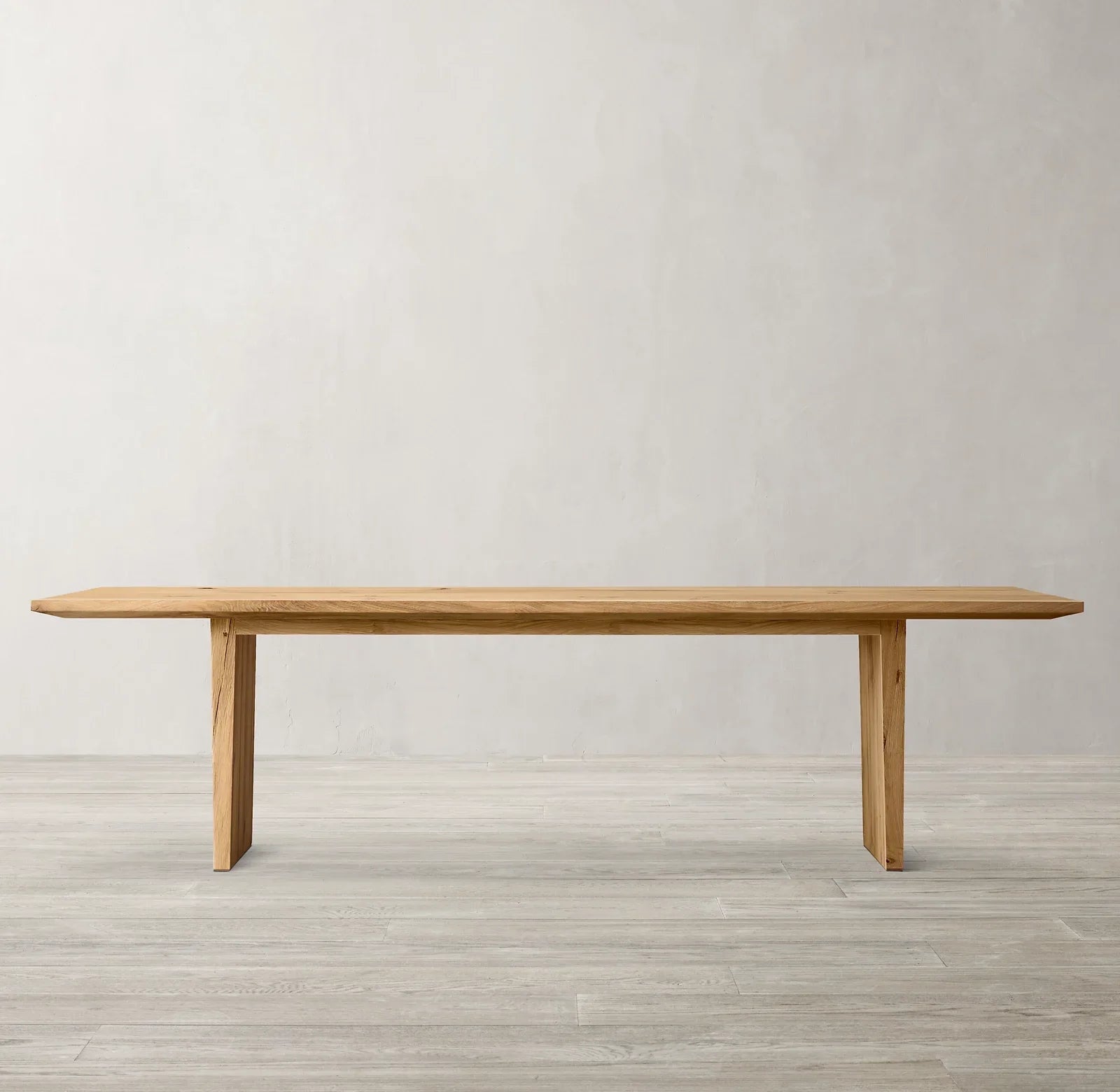Wyeth Floating Extension Dining Table – Natural White Oak Contemporary Statement Piece