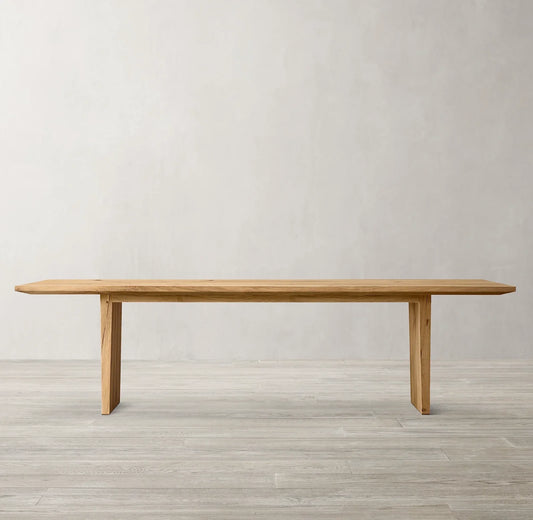 Wyeth Floating Extension Dining Table – Natural White Oak Contemporary Statement Piece