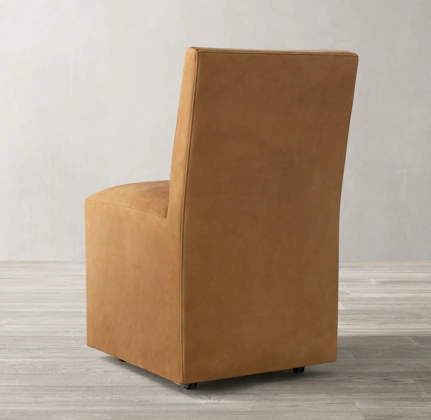 Ellison Leather Dining Chair – Modern Sculptural Solid Wood Statement Piece