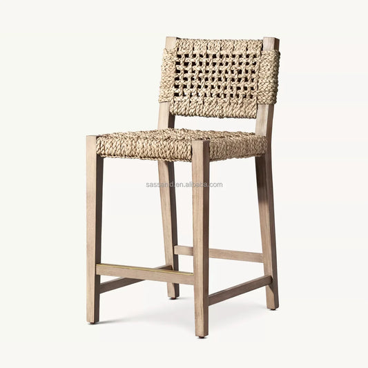 Adrienne Bar & Counter Stool – Modern Rustic Mahogany Statement Piece
