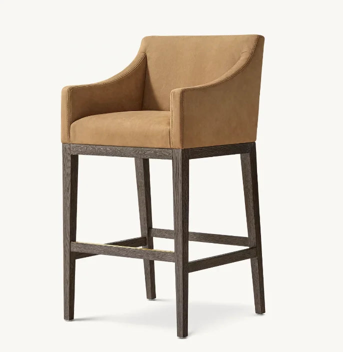 Morgen Slope Arm Bar & Counter Stool – Contemporary Oak Designer Furniture