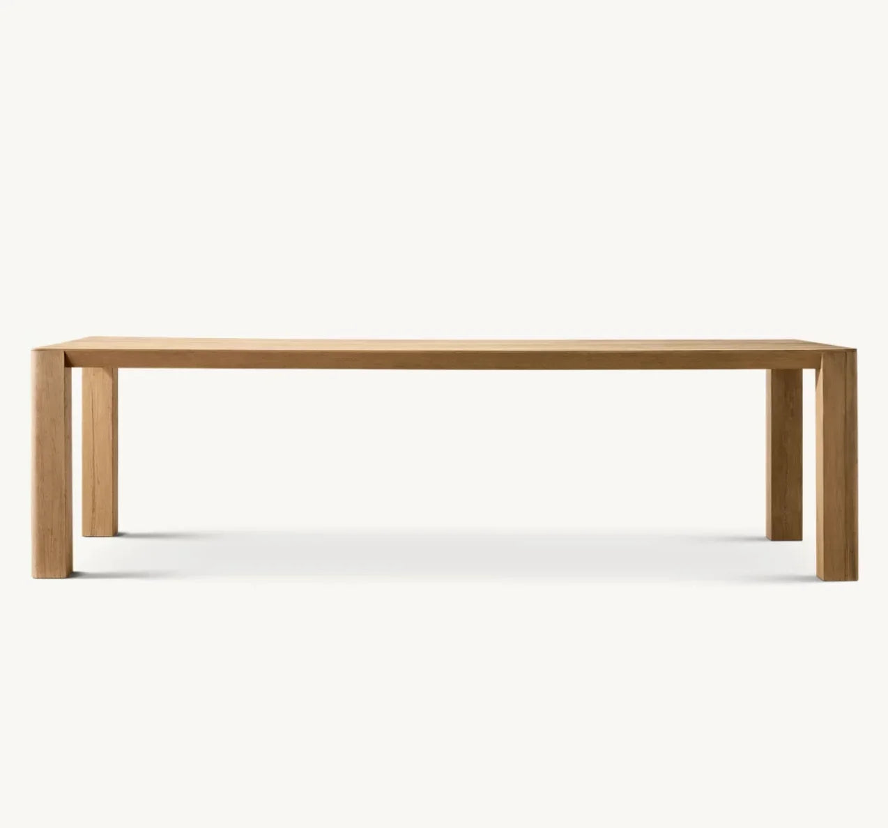 Dining Table French Oak Grain Rectangular Contemporary Design