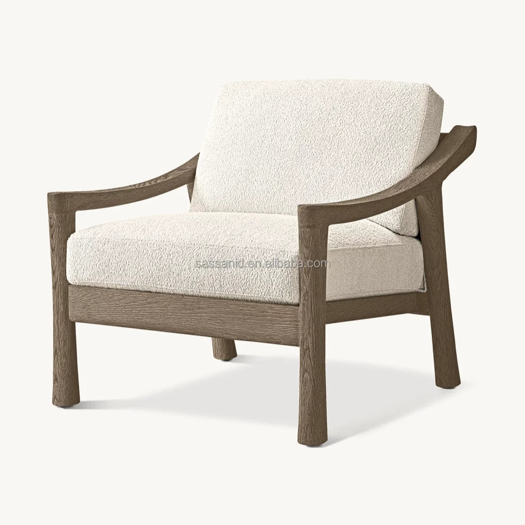 Frontier Lounge Chair – Modernist Silhouette, Oak Wood Re Home | 1601664376448