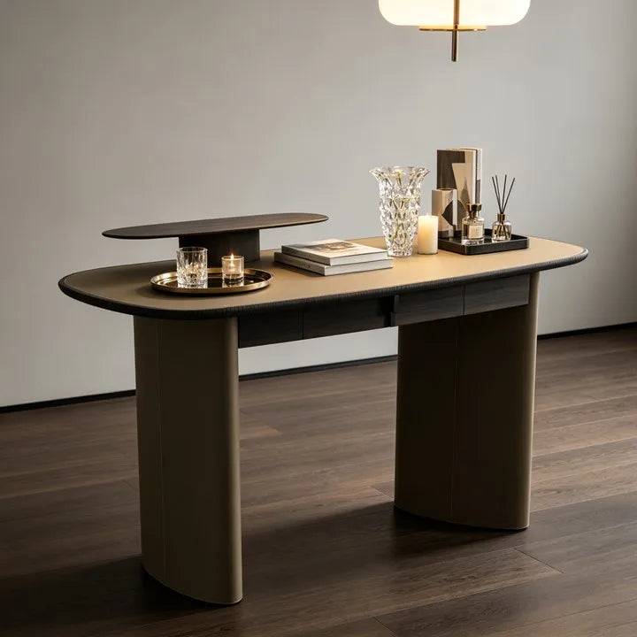 Modern Minimalist Solid Wood Executive Desk
