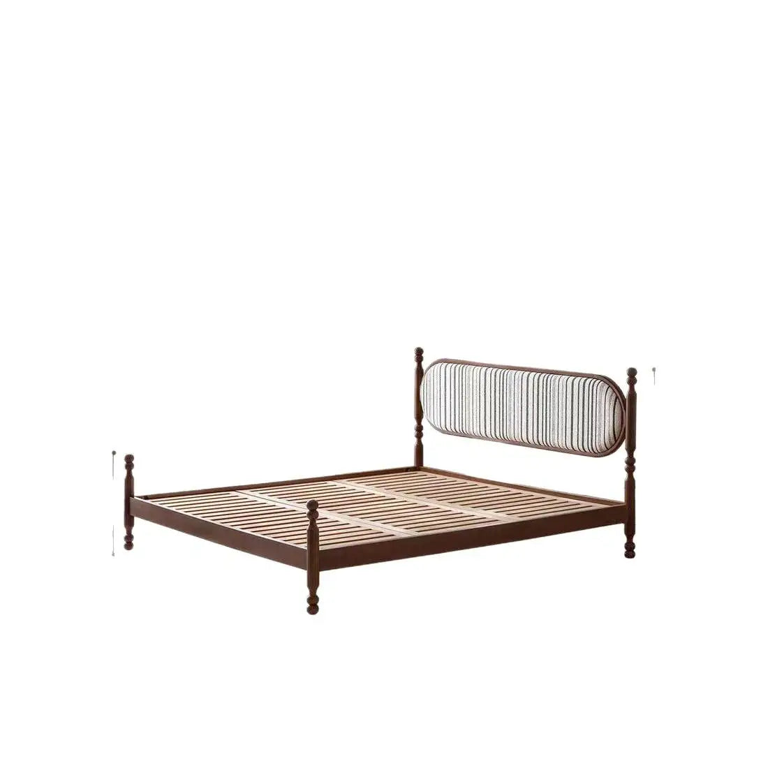 Luxury YZ-C305 Solid Wood Bed Frame Modern Italian Style for Villa