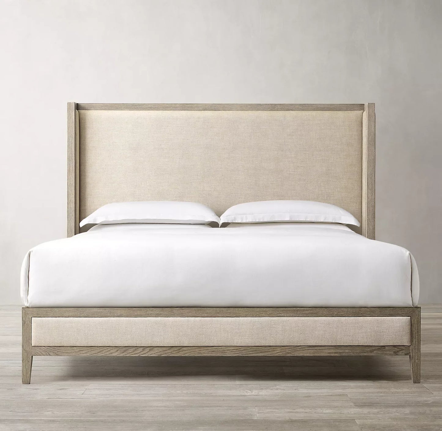 Shelter Bed Winged Headboard – Brushed Oak Re Home Modern | 1600681013800