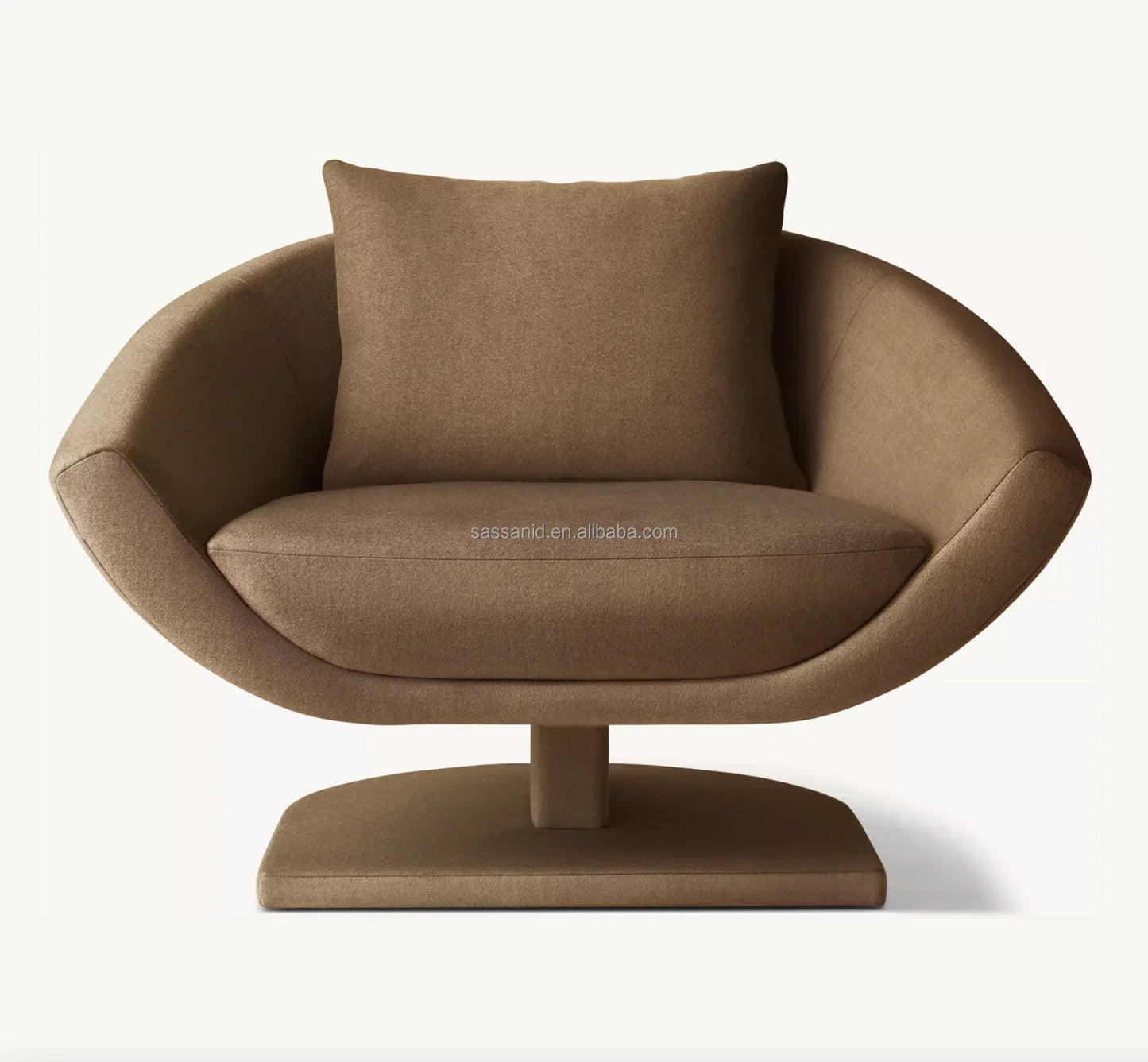 Lounge Chair – Shell Silhouette Performance Fabric Re Home Statement Piece