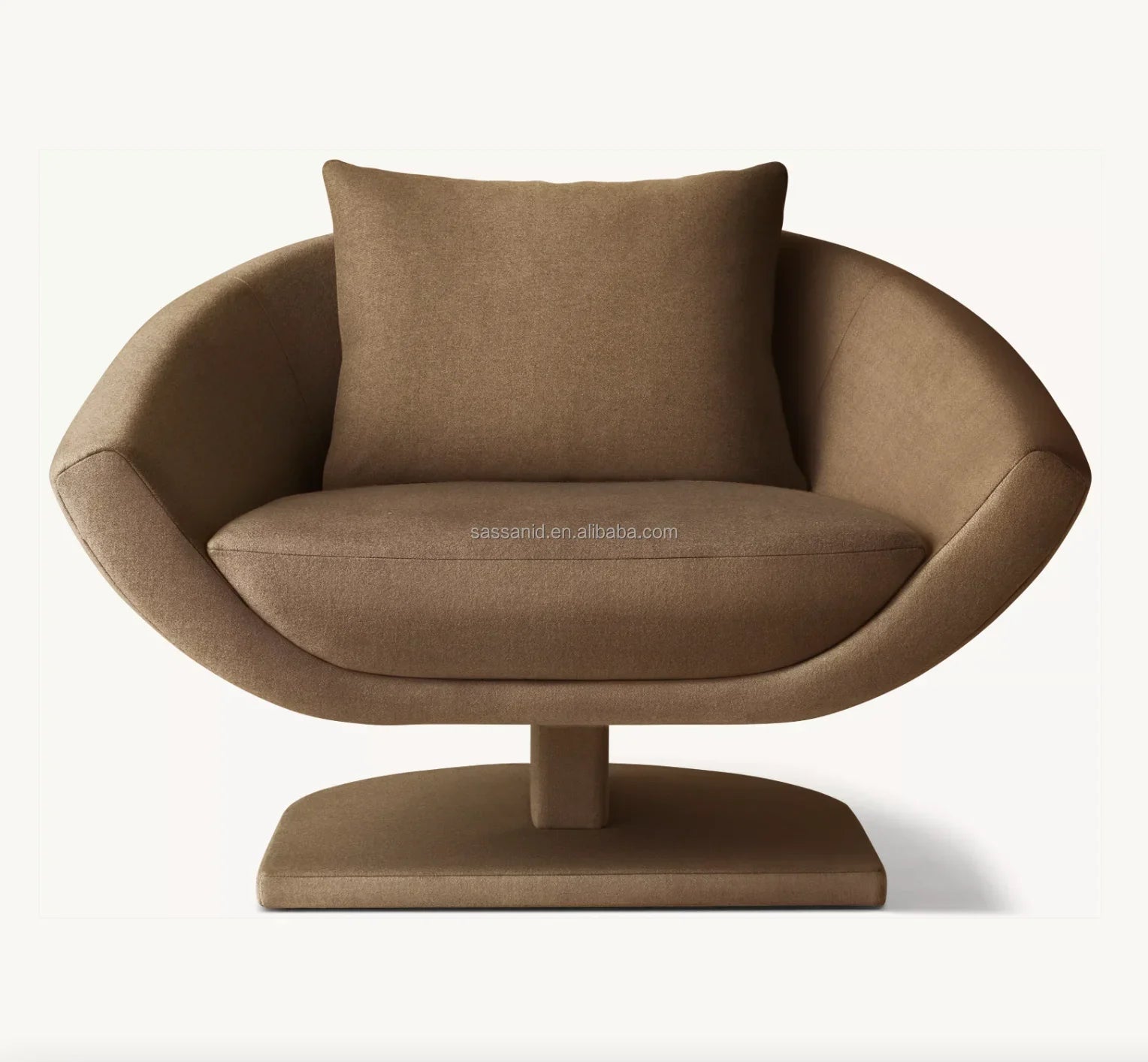 Lounge Chair – Shell Silhouette Performance Fabric Re Home Statement Piece