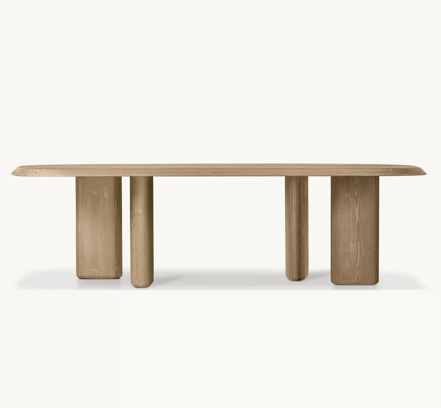 Contemporary Rectangular Dining Table – Douglas Fir Minimalist Statement Piece